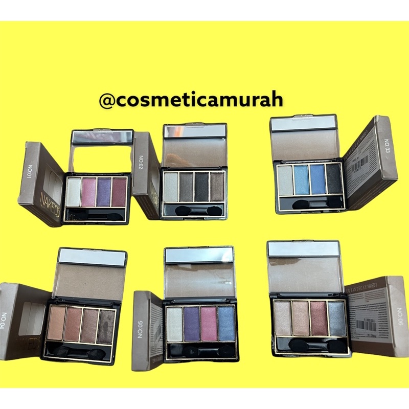 eyeshadow murah 4in1 n a k e d // eyeshadow murah kualitas bagus