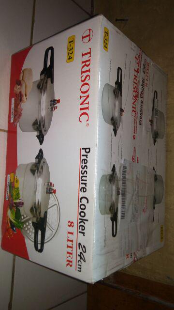 Presto Trisonic 8 Liter Panci Presto Bagus Dan Murah Safety Cover Lock