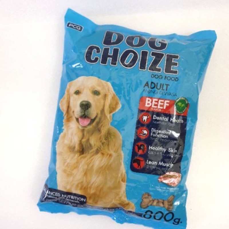 Dog choize 800 gr - makanan anjing dogfood 800gr dry food dog pakan pellet adult