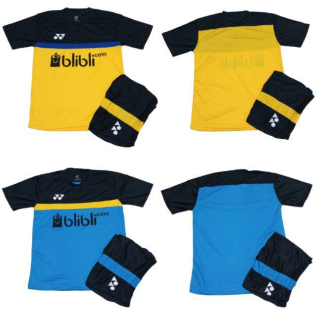 Baju Olahraga Badminton Pria Wanita Set Kostum Kaos Baju Olahraga Badminton Pria Wanita Set Kostum Kaos