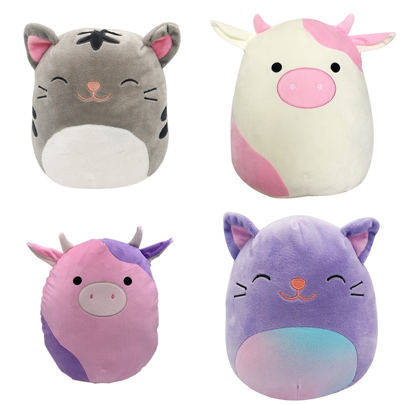 20cm/7.9in Squishmallow Plush Toy Boneka Emma Max Bop Tally Cora Aqua Paco Kayla Avery Blake Patty