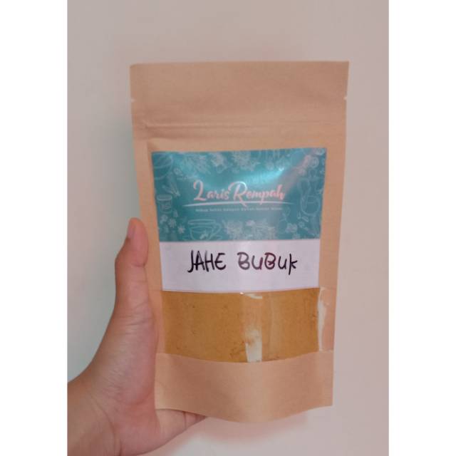 

Laris Rempah. Jahe bubuk kemasan pouch