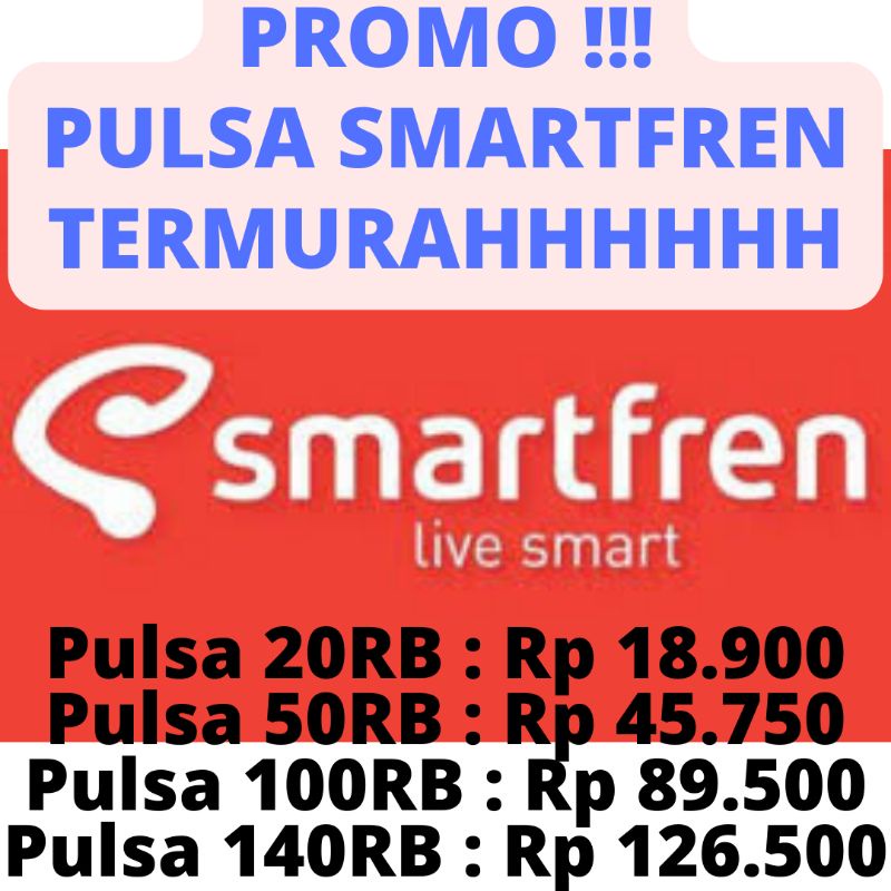 PULSA SMARTFREN TERMURAH PROMO PULSA TRANSFER