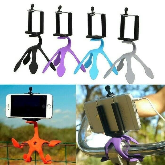 GEKKO TRIPOD CAMERA / TRIPOD HANDPHONE / TRIPOD FLEXIBLE Gekko Pod - Gekkopod - Flexible Pod - Flexible Mini Tripod