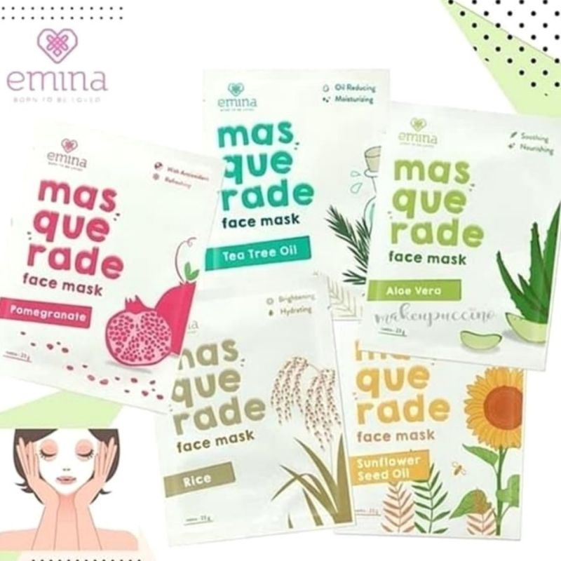 Emina Masquerade Face Mask Masker Wajah Emina