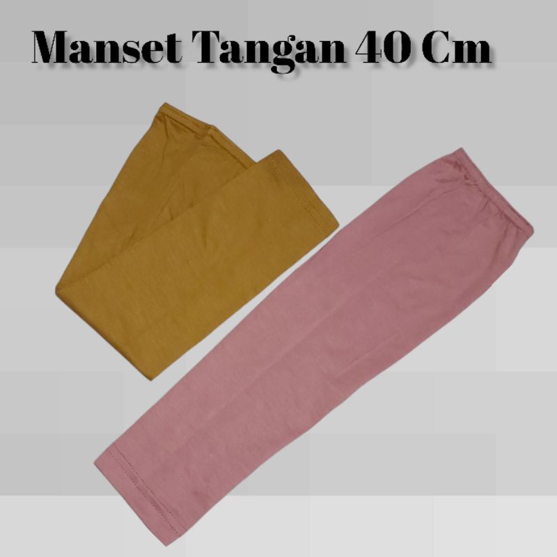 Manset Tangan Polos Handsocks Manset Lengan Unisex Bahan Rayon Premium