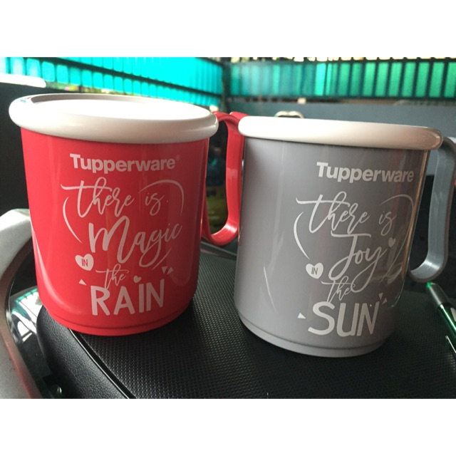 Jual Gelas Tutup Jumbo Mug Tupperware Shopee Indonesia 8037