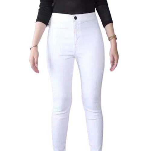 CELANA HIGHWAIST PUTIH PINGGANG ATAS / CELANA ATAS PINGGANG WANITA / CELANA SKINNY PENSIL WANITA
