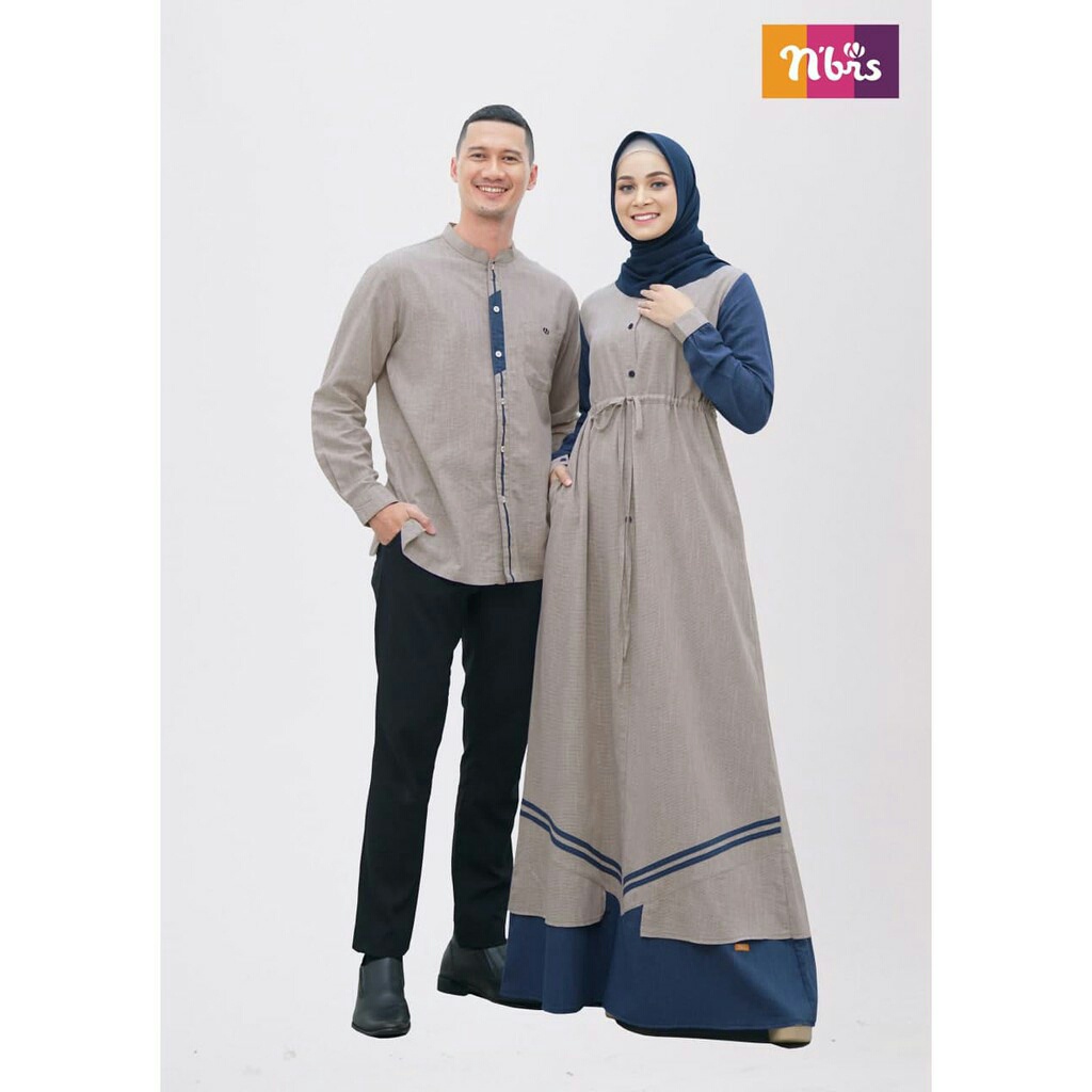 GAMIS TERBARU / SARIMBIT GEMINI CREAM / GAMIS DEWASA / KOKO DEWASA / GAMIS ANAK SARIMBIT NIBRAS 2021
