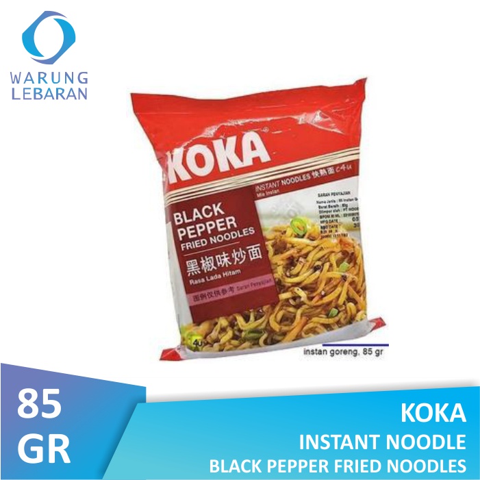 

Koka Instant Noodle Black Pepper 85gr