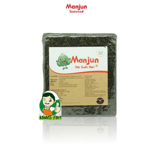 

Manjun Yaki Sushi Nori Isi 50 Lembar HALAL MUI