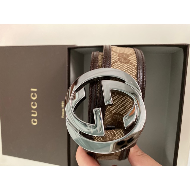 Belt gucci monogram authentic preloved