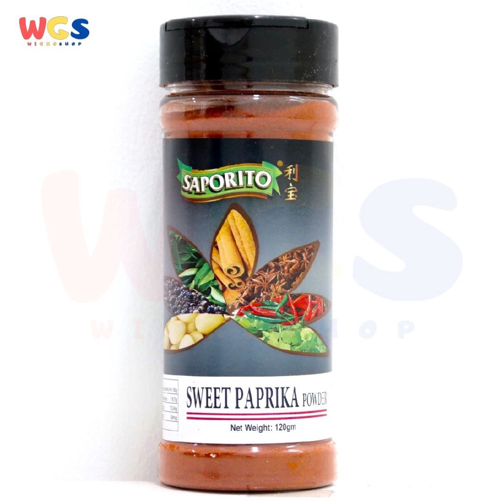 Saporito Sweet Paprika Powder 120g - Bubuk Paprika