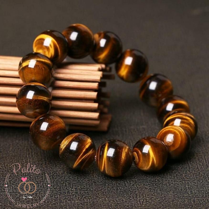 [Bayar di Tempat] GELANG BATU BIDURI SEPAH MATA HARIMAU TIGER EYE ASLI ORIGINAL