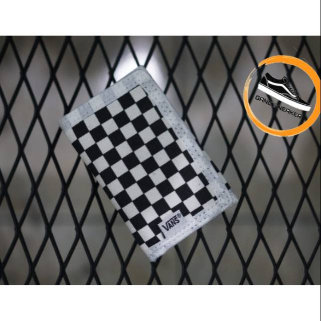 DOMPET PRIA | VANS WALLET CHECKERBOARD BW
ORIGINAL BNWT WARNA HITAM DAN PUTIH