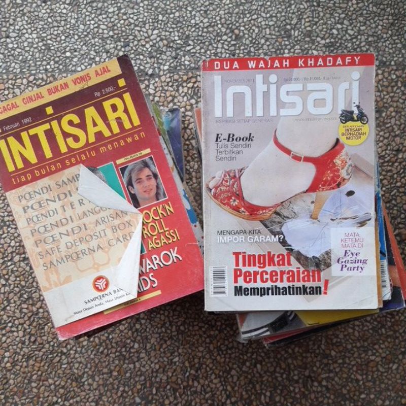 majalah Intisari Bekas