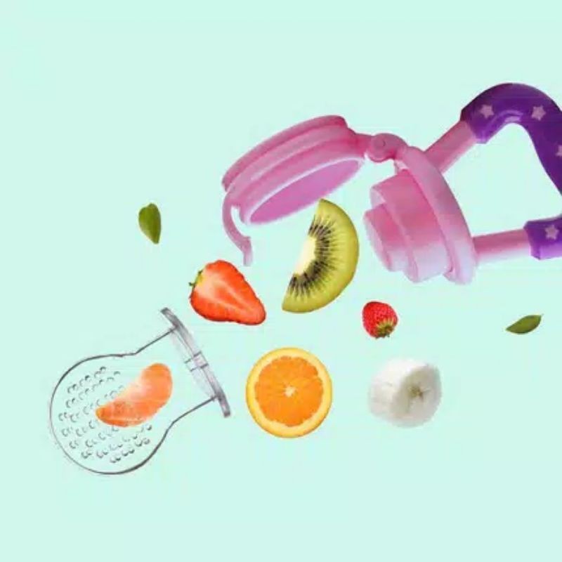 EMPENG BUAH DAN MPASI BAYI BAHAN SILIKON LEMBUT / BABY FRUIT PACIFIER-1