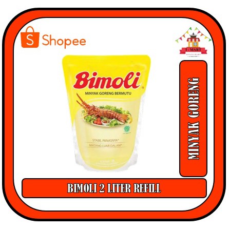 

Bimoli Minyak Goreng Refill 2 Liter | Isi Ulang 2 ltr Pouch Terjangkau