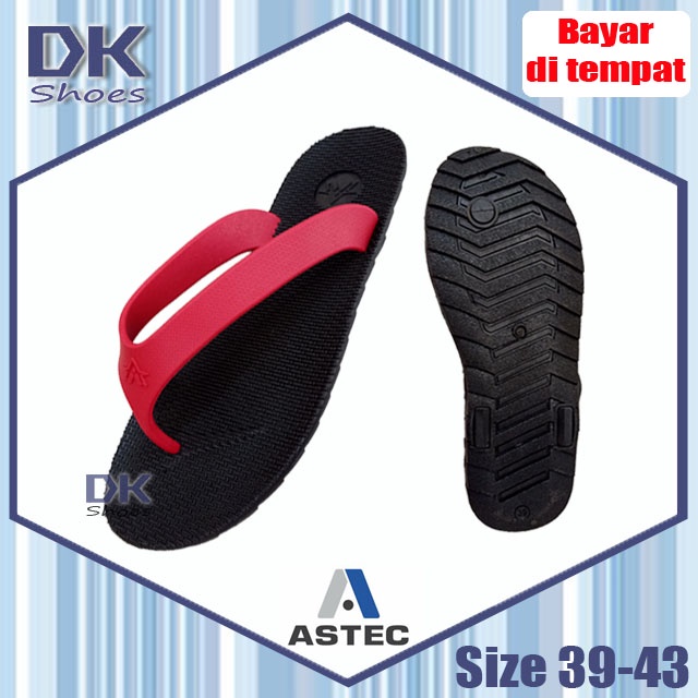 Astec 39-43 Sandal Jepit PVC Pria / Sandal Jepit Santai Tahan Air