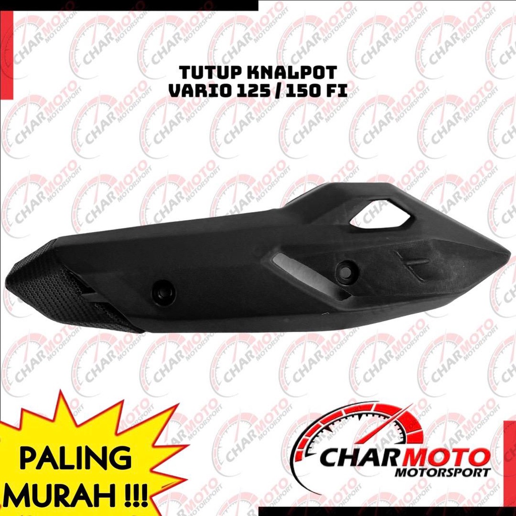 Cover Tutup Knalpot Premium Vario Variasi 110 2017,  125 Tekno, 150 FI , 150 All New 2018, 160 STD, 110 Carbulator Lama PCX 150 PNP - Charmoto