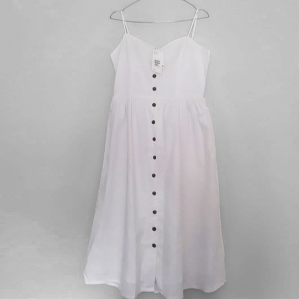 dress putih HM