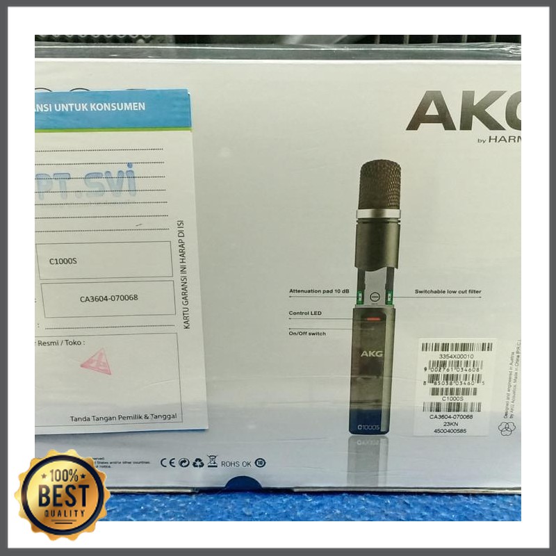 Mishad Shop -  Mic Condenser AKG C1000S/ Condensor Mic AKG C1000S GU-5117-2446