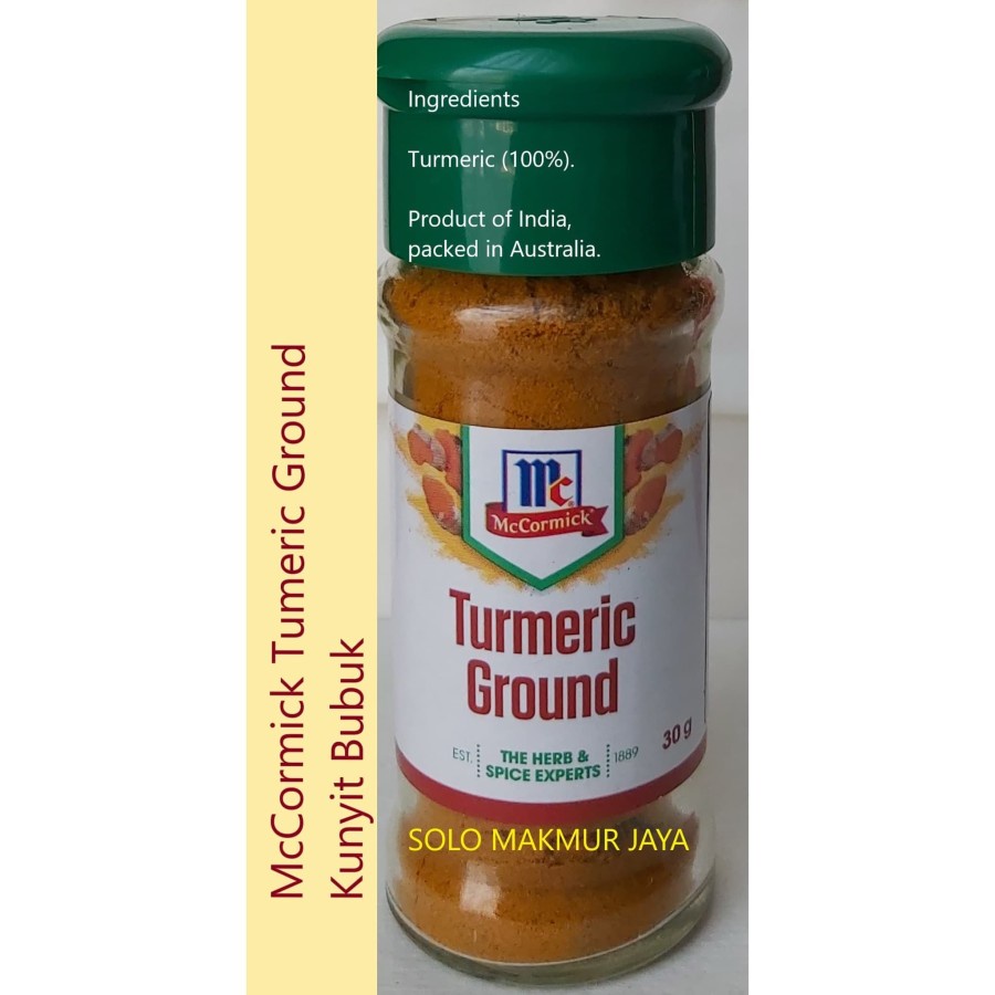 

Mccormick Mc Cormick Tumeric Ground bumbu bubuk 30 g