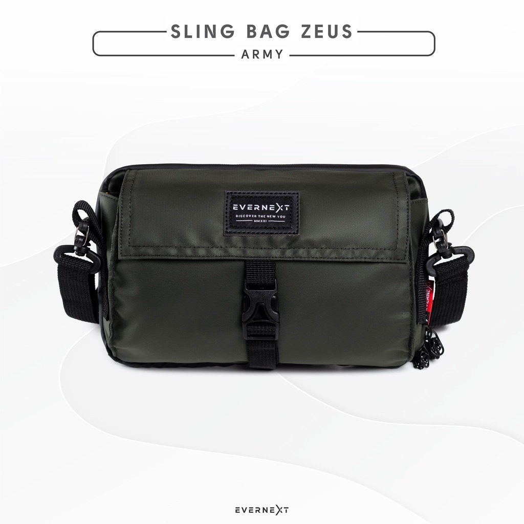 Best seller!!! Tas selempang pria waterproof terlaris tas sling bag unisex pria wanita anti air anti sobek tas slempang waist bag pria cowok kualitas distro ori terbaru waitsbag pria waterproof original Zeus series anti robek anti maling