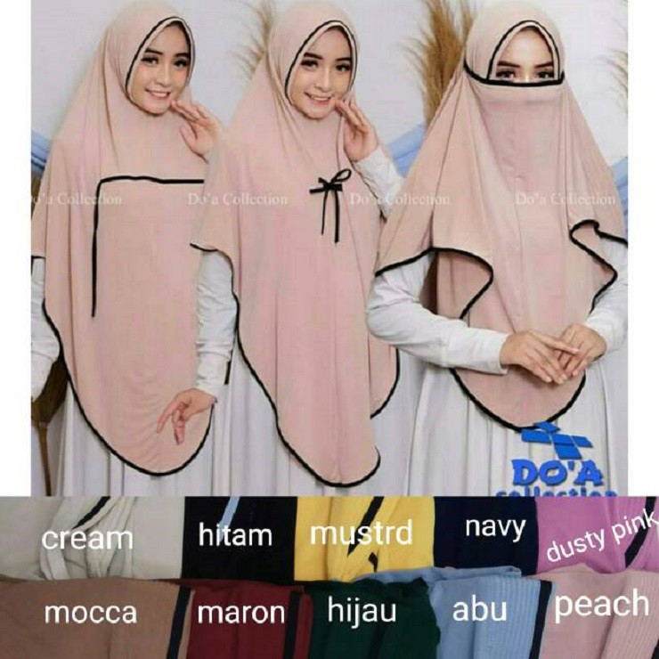 JERSeY jilbab 3 in 1 niqob terbaru jilbab  MASKER 3 in 1 JIlBAB MASKER JUMBO KERUDUNG MASKER JUMBO  3in1