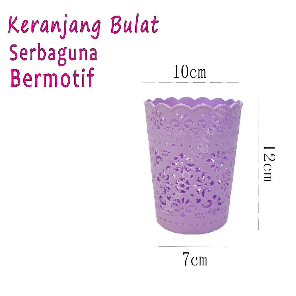 KERANJANG BULAT  * KERANJANG SERBAGUNA * MOTIF