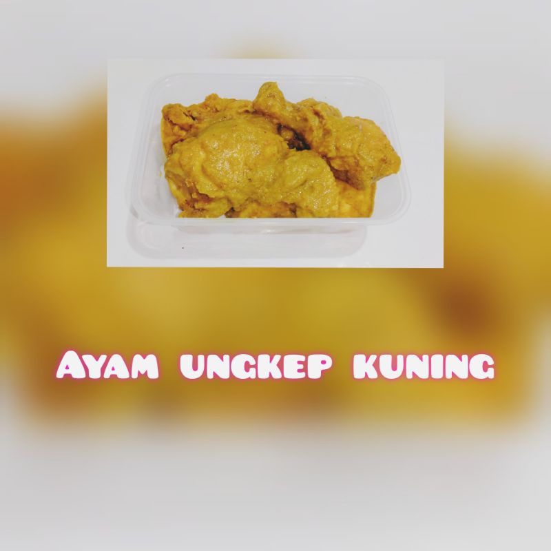 

Ayam ungkep kuning + Sambal