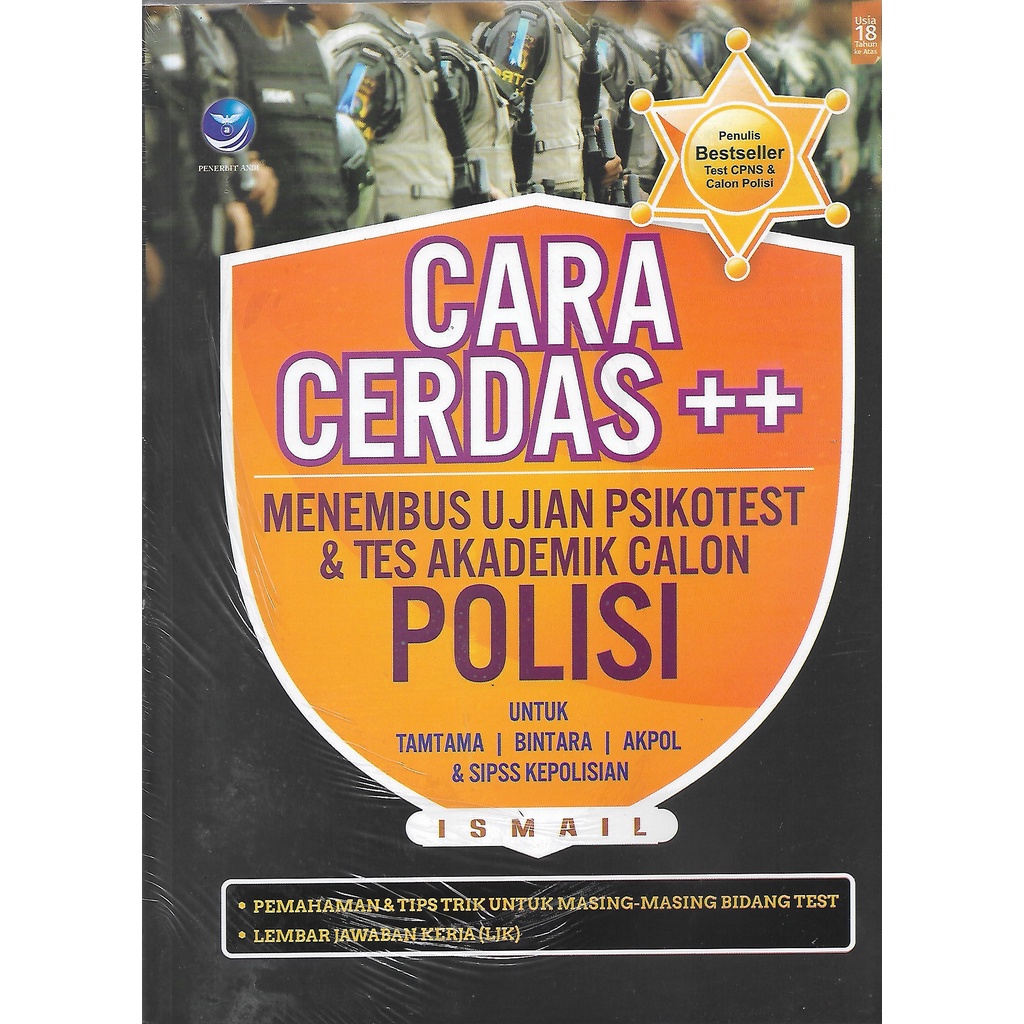 CARA CERDAS ++ MENEMBUS UJIAN PSIKOTEST &amp; TES AKADEMIK CALON POLISI -UR