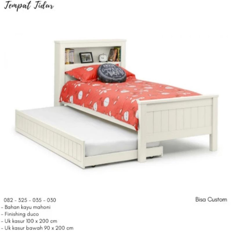 tempat tidur single, day bed, tempat tidur minimalis, modern beds