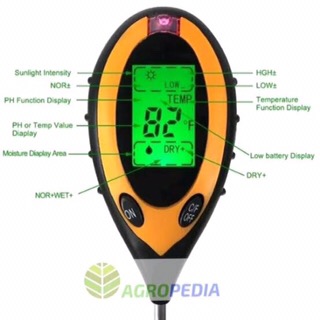 Ph Tanah Tester / Soil Meter Water Moisture Light Meter 3 In 1