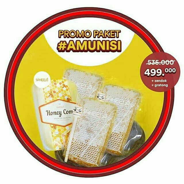 

Paket Promo honey comb saheela