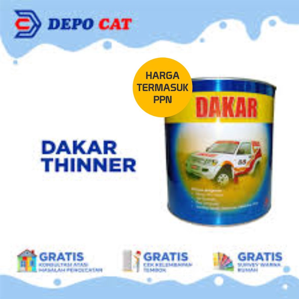 

Thinner Dakar 1L | Pengencer Cat Minyak