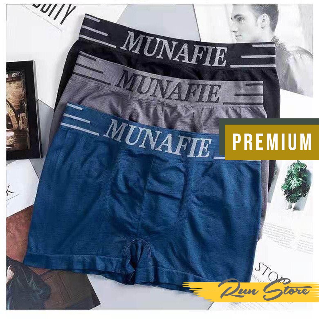 Celana Boxer Pria Munafie Underware Pria Model Boxer