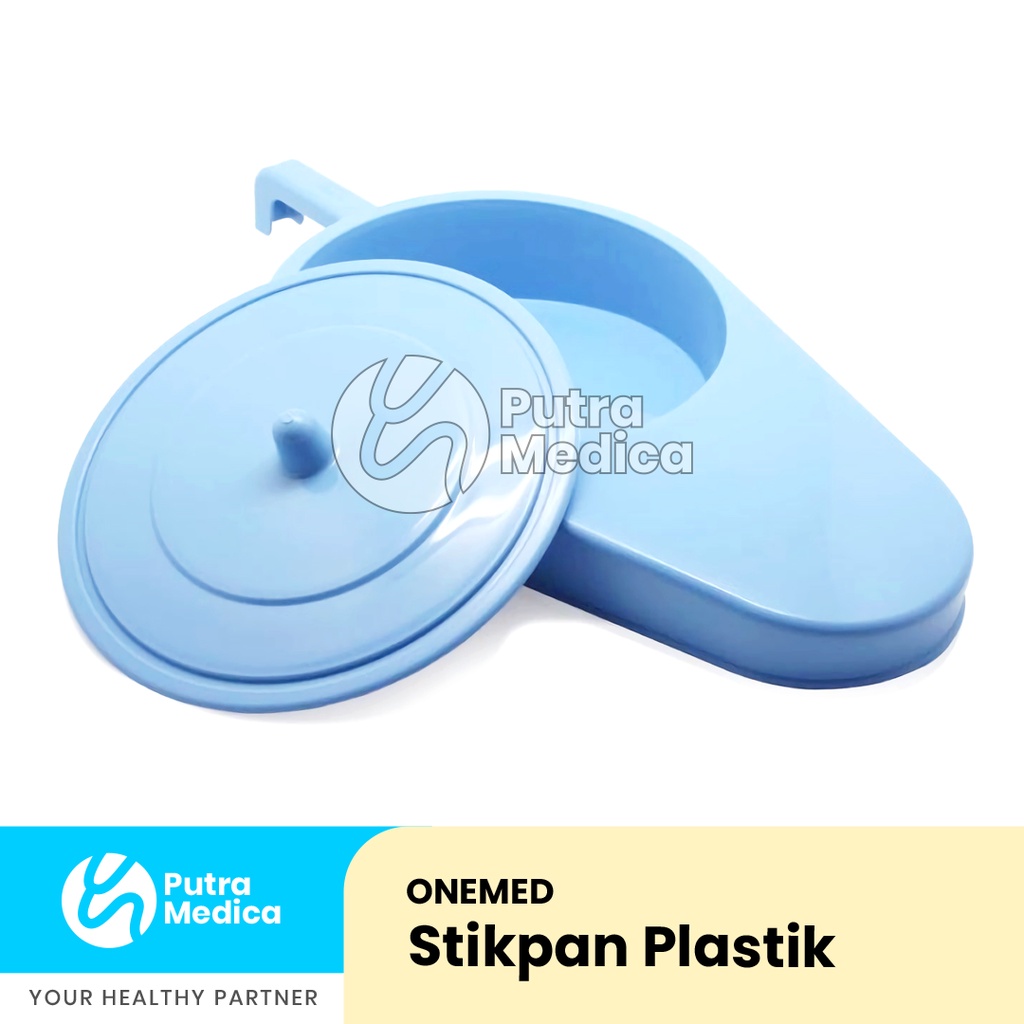 Onemed Stikpan Plastik - Biru / Pispot BAB BAK Sodok Plastik / Bedpan