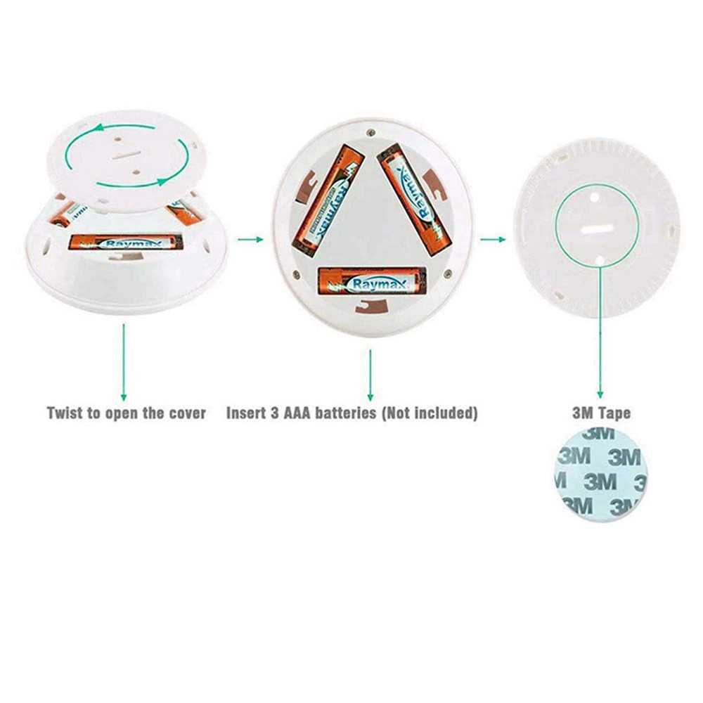 CANSHUO Lampu LED Lemari Night Lamp COB 6 PCS with Remote - TD001