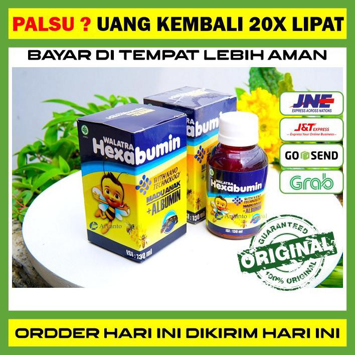 Walatra Hexabumin Obat Herbal Untuk Anak Hiperaktif - Suplemen Penambah Nafsu Makan Anak