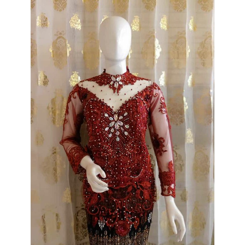 KEBAYA FULL PAYET TRIDI //KEBAYA PESTA//ATASAN