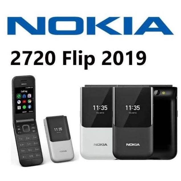 NOKIA 2720 FLIP DUAL SIM GARANSI HP JADUL