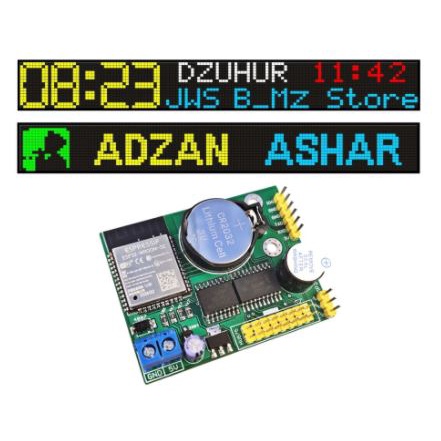 Controller JWS P10 RGB (Jam Sholat) Wifi Murah