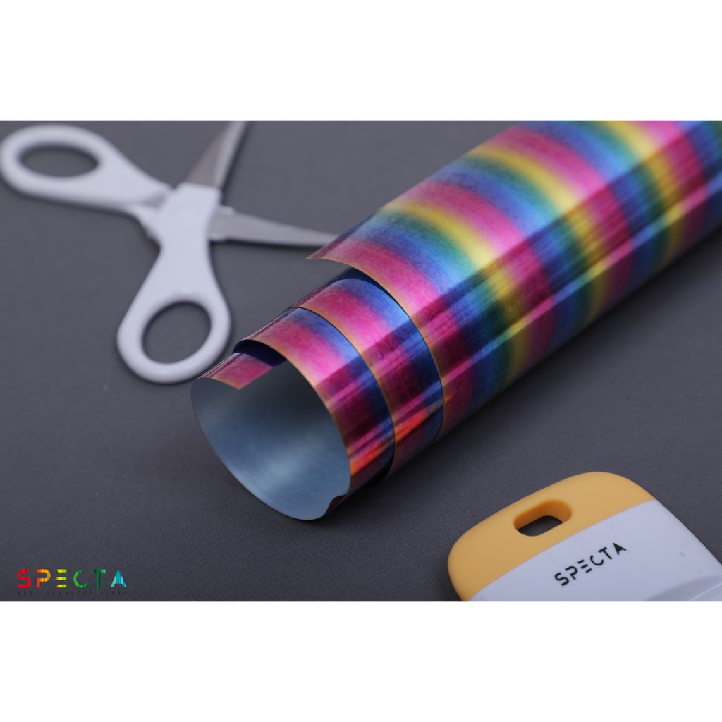 POLYFLEX PET LASER METALLIC KOREA SPECTAFLEX PL - 17 HTV RAINBOW