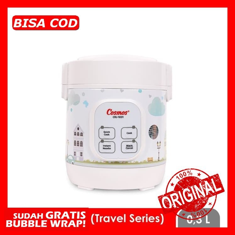 PROMO.. COSMOS MINI DIGITAL RICE COOKER 0.3L CRJ-1031 / RICE COOKER 4 IN 1 / RICE COOKER[GARANSI]
