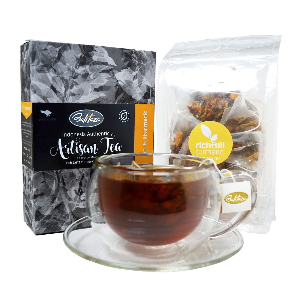 

Balitaza Richfull Turmeric Tea 48gr (10 Tea bags) - Teh Balitaza - Balitaza artisan tea