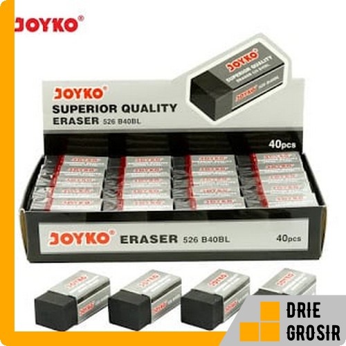 

ERASER PENGHAPUS PENSIL JOYKO 526-B40BL WARNA HITAM