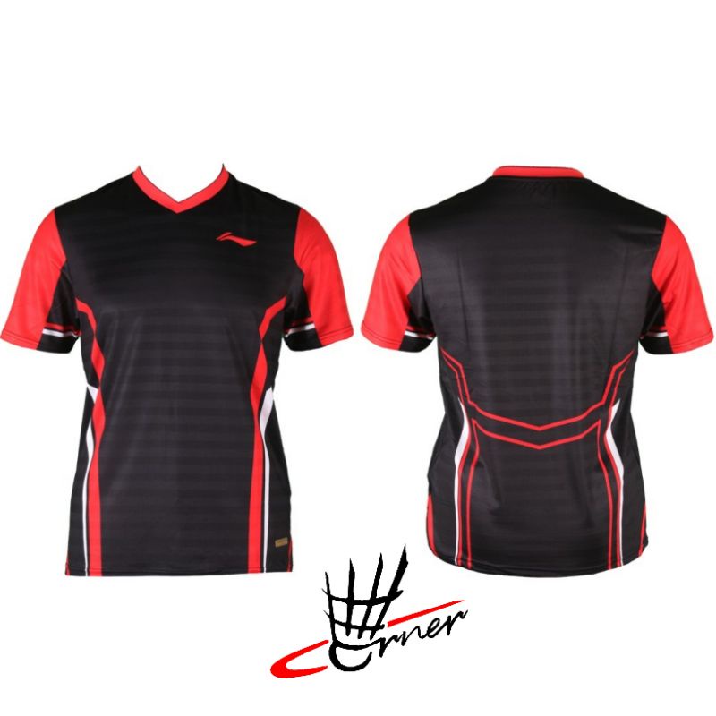 Baju Jersey Badminton Lining Thomas Uber Cup Timnas Indonesia 2022 Black Original