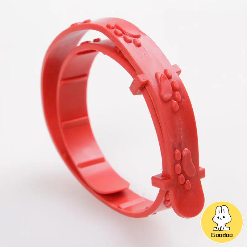 1 PCS kalung pengusir kutu perlengkapan hewan peliharaan - merah untuk -Doo
