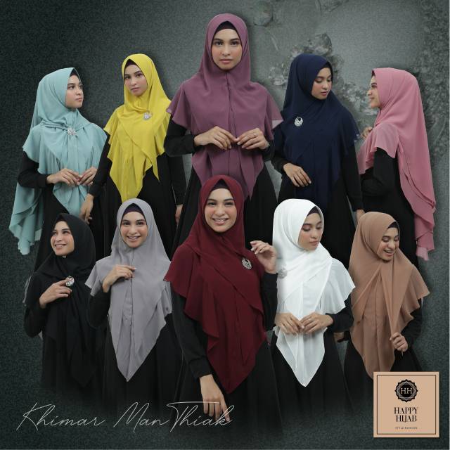 MANTHIAK KHIMAR by Happy Hijab
